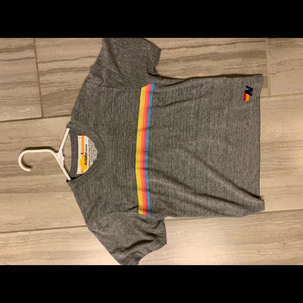 Aviator Nation Women’s Rainbow T